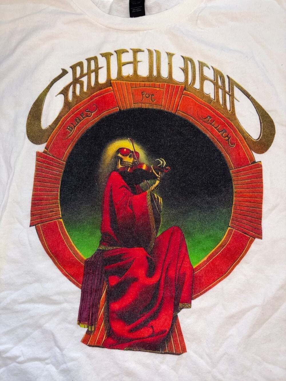 Grateful Dead Blues For Allah T-Shirt Size 4XL White